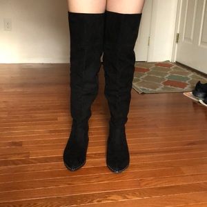 Black Over the Knee Boots